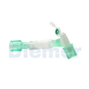 Conexion en L Esteril para Tubos Endotraqueales Caja 10 Unidades